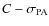 $C-\sigma_{\rm PA}$