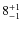 $8^{\rm +1}_{-1}$
