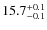 $15.7^{\rm +0.1}_{-0.1}$