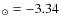 $_{\odot}=-3.34$