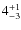 $4^{\rm +1}_{-3}$
