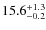 $15.6^{\rm +1.3}_{-0.2}$
