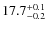 $17.7^{\rm +0.1}_{-0.2}$