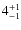 $4^{\rm +1}_{-1}$
