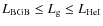 $L_{\rm BGB} \leq L_{\rm g} \leq L_{\rm HeI}$