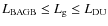 $L_{\rm BAGB} \leq L_{\rm g} \leq L_{\rm DU}$