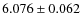 $6.076\pm0.062$