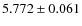 $5.772\pm0.061$