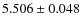 $5.506\pm0.048$