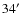 $34\hbox{$^\prime$ }$