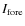 $I_{\rm fore}$