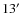 $13\hbox{$^\prime$ }$