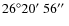 $26\degr20\hbox{$^\prime$ }56\hbox{$^{\prime\prime}$ }$