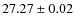 $27.27\pm0.02$
