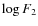 $\log F_{\rm 2}$