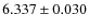 $6.337\pm0.030$