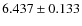 $6.437\pm0.133$
