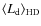 $\langle L_{\rm d} \rangle_{\rm HD}$