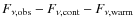 $F_{\nu,{\rm obs}} - F_{\nu,{\rm cont}} -
F_{{\rm\nu,warm}}$