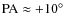 ${\rm PA}\approx +10^{\circ }$