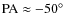 ${\rm PA} \approx -50^{\circ }$