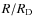 $R/R_{\rm D}$