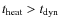 $t_{\rm heat} > t_{\rm dyn}$