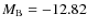 $M_{\rm B}=-12.82$