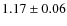 $1.17\pm0.06$
