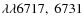 $\lambda\lambda6717,\;6731$