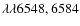 $\lambda\lambda6548,6584$
