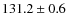 $131.2\pm0.6$