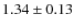 $1.34\pm0.13$