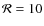 ${\cal R} = 10$