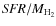 ${\it SFR}/M_{\rm H_{2}}$