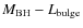 $M_{\rm BH} - L_{\rm bulge}$