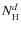 $N_{\rm H}^{d}$