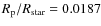$R_{\rm p}/R_{\rm star} = 0.0187$