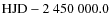 ${\rm HJD}-2~450~000.0$