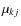 $\mu_{kj}$
