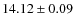 $14.12\pm0.09$