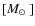 $[\mbox{$M_\odot$ }]$