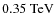 $0.35~{\rm TeV}$