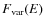 $F_{\rm var}(E)$