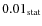 $0.01_{\rm stat}$
