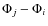 $\Phi_j-\Phi_i$