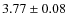 $3.77\pm 0.08$