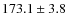 $173.1\pm3.8$