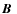 $\mbox{$\vec{B}$ } {}$