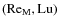 $(\mbox{\rm Re}_{\rm M},\mbox{\rm Lu})$